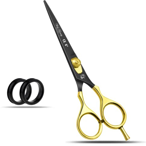 Wishbeauty 15,2 cm professionelle Schere zum Haarschneiden, Effilierschere, UK-Schere zum Haarschneiden, Friseurschere für Profis