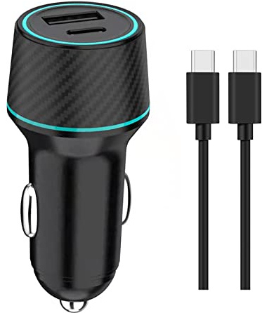 Dualport Kfz Adapter+ USB C Ladekabel Google