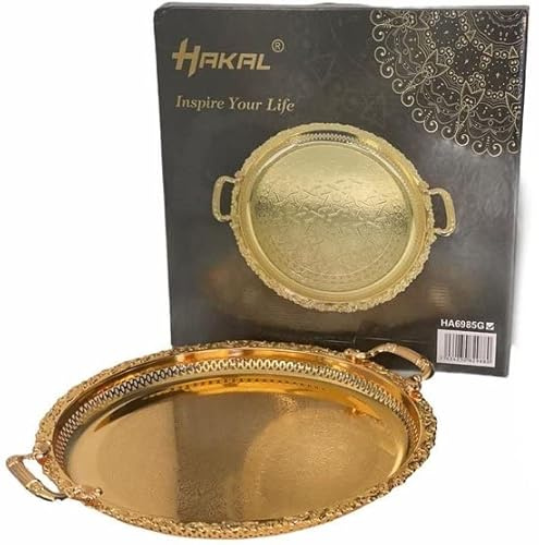 Marokkanisches Tablett gold 45cm
