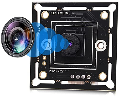 Webcamera_usb 1MP Module de caméra USB 720p 30fps Webcam Board Module 45 degrés M7 objectif USB avec caméra OV9712 32 x 32/26 x 26 Mini mégapixels intégré Web Cam Windows Linux Mac Raspberry Pi HD