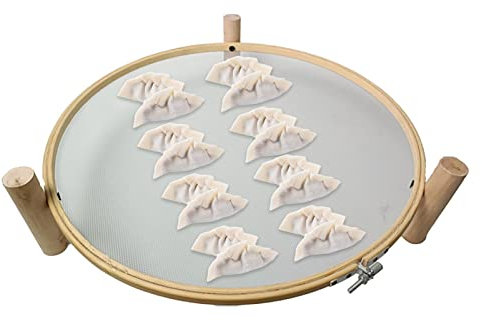 BAOK Séchoir en bois pour aliments - Séchoir à pâtes en bois avec filet multifonction pour nouilles, légumes