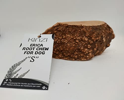 Kinzi Mordedor Raíz de Brezo para Perros Juguete Masticable talla (S)