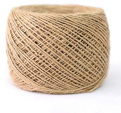 Natürliches Juteseil, 50 m, Gartenschnur, Hanfseil, Sackleinenseil, Juteschnur, Schnur für Marine-DIY-Projekte, Handwerk, Gewerbe (50 m, 10 mm)