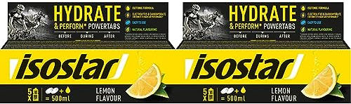 Isostar - Fast Hydration Power Tabs 10 x 12 g - Limon (Paquete de 2)