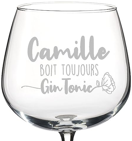 Wanapix | Verre Ballon/Cocktail Personnalisable | Boit Toujours