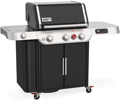 Weber Genesis EPX-335 Barbecue à gaz intelligent avec éclairage Noir