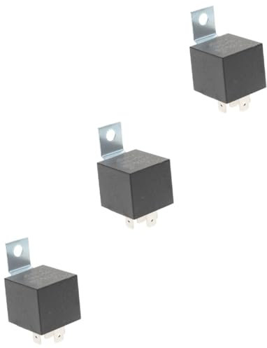 Supvox 3stücke Automotive Relay Wasserdichtes Pin Starterrelais Für Fahrzeuge Geeignet Für Kraftstoffpumpen Alarmsysteme Und Scheinwerfer Langlebig Und Hitzebeständig