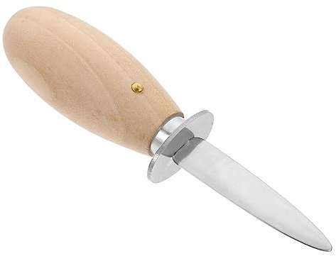 PRETYZOOM Couteaux à Huîtres 2 Pièces De Consommation à Huitres Huitres Écailleur D'huîtres Écailleur D'huîtres Professionnel Ouvre-Crabe Outil Multifonction Ouvre-huîtres Bois