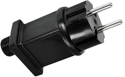 Sctecoau Alimentatore per LED con Spina da 3,5V 3,6W, Trasformatore per LED con Spina, Adattatore IP44 Impermeabile per Lampada di Natale, Spina EU