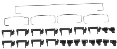 Holibanna Améliorez Votre Clavier avec Un Ensemble De Barres Stabilisatrices pour Claviers Mécaniques 2u 625u