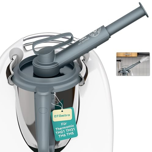 OTOmitra Deviatore di Vapore per Bimby accessori TM5 TM6 TM31, extra lungo | Deviatore di Vapore senza BPA, Deviatore di Vapore con spazzola, per Vorwerk TM-5 TM-6 TM-31