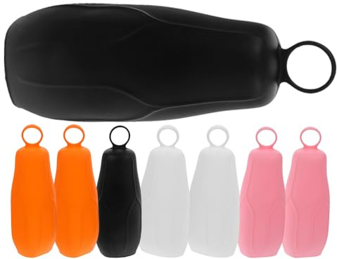 Coperture Elastiche in Silicone per Flaconi da Viaggio 8 Pezzi | Custodie Ricaricabili per Contenitori Cosmetici, Design Semplice e Creativo, Leggere e Riutilizzabili per L’uso Quotidiano