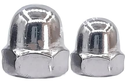 Tuerca ciega de latón macizo, Tuercas ciegas M3-M12 multicolor, paquete de 2 a 20 unidades(Stainless steel 304,M4 10pcs)