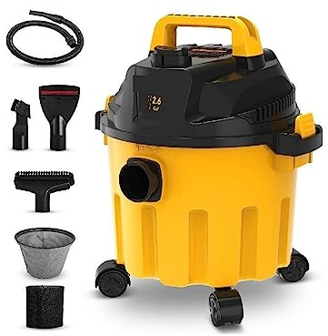Aspirateur portatif Humide et Sec for Voiture et Appareil ménager, aspirateur à Aspiration puissante de 800 W/1200 W et souffleur d'air(800W 10L)