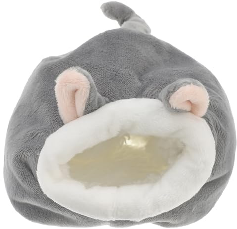 BATHVEVE Warmes Hamster Winterbett aus Baumwolle mit Fleece Inlett Gemütliches Kleintiernest für Igel und Hamster Komfortabler Schlafsack für Reisen und Draußen