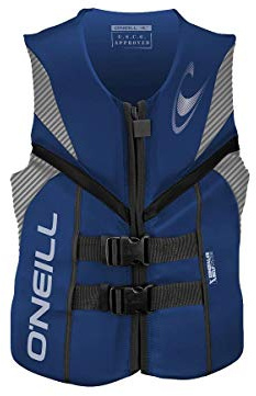 O'Neill Men's Reactor USCG Life Vest,Pacific/Lunar/Black,Medium
