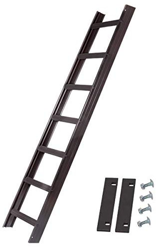 Alu Dachleiter Set Anthrazit, 1,96 m mit Dachhaken (15 mm, gekröpft auf Holzbohlen) inkl. Auflageschutz und Aushebesicherung, Made in Germany, DEKRA geprüft