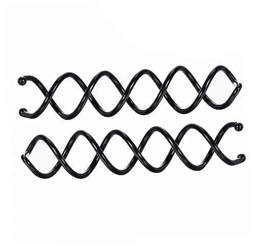 Spiral Hair Pin 20 Pack Imported Steel Wire Black round Ball Tops