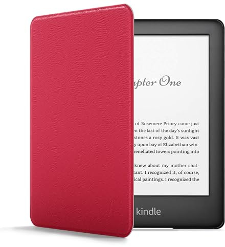 Forefront Cases Hülle für Amazon Kindle 6-Zoll (10. Generation – 2019 Modell) - Rot - Dünn & Leicht, Smart Auto Schlaf/Wach Schutz-Hülle (Tasche) für Kindle 6-Zoll (10. Generation)