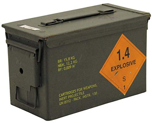 MFH Original US Munitionskiste, Gr.2, ABM.: 29,5x15,5x18 cm, gebr.