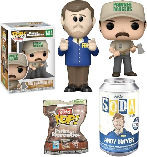 Boss & Assistant Minis The Office Figure Vinyl TV Show Collectible Bundled with Michael Scott + Dwight Schrute NBC Dunder-Mifflin Logo Socks 3-Items