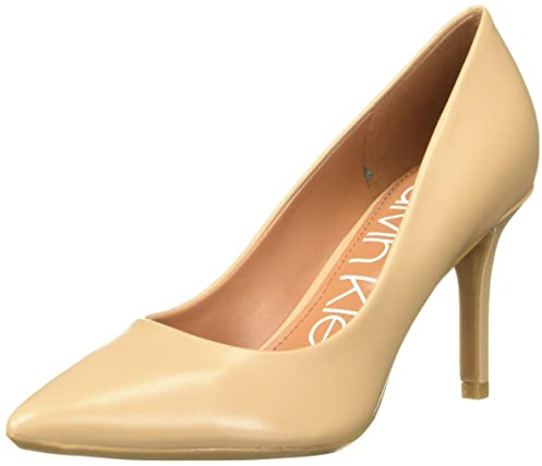 Calvin Klein Gayle dam Sandaler, Öken sand läder, 38 EU