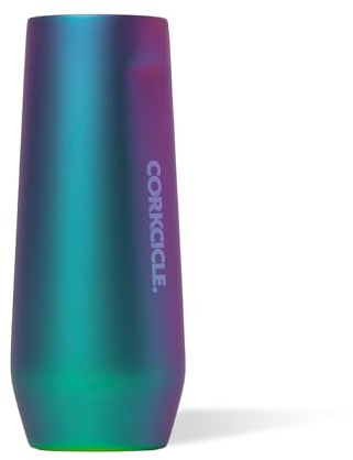 Corkcicle Flûte sans pied 200 ml - Sip Champagne avec style - Libellule
