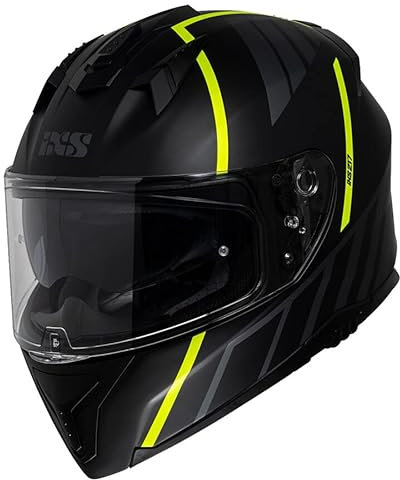 IXS iXS217 2.0 Helm, schwarz matt/gelb, S (55/56)