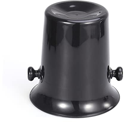 Crachoir Vin Noir Rond Double Oreilles en PP Plastique | Ice Bucket, Seau à Boissons, Dégustation de Vin Crachoir À, Seau Vin
