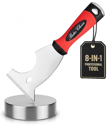 Bates- Paint Scraper, 8 in 1, Painters Tool, Paint Scraper Tool with Metal Hammer End