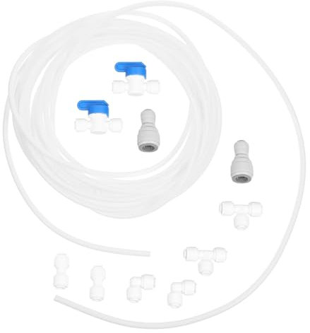 ANDRESLAD 11stücke Teiliges Schnellverbinder Set Push-in Wasserrohr Anschluss-set Multigrößen Wasserfilter Kugelhahn Geeignet Für Umkehrosmose Gartenschlauch Rohr