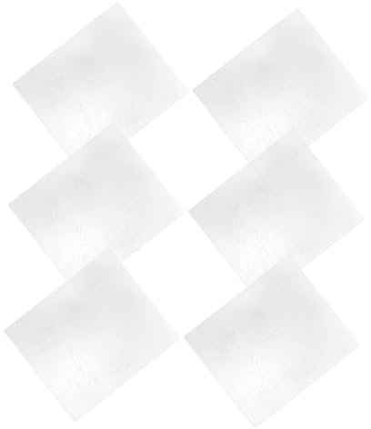 Housoutil 6 Stück Blatt Schneeflocken-Schrumpffolie gewebte Untersetzer Artikel Weihnachten basteln bastelmaterial Weihnachten bettwäsche schrumpfbares Papier Schrumpfmaterial selber Machen