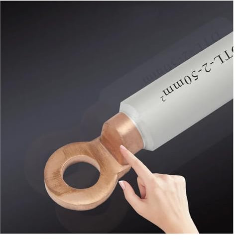 JEQGDLUI DTL-Kupfer-Aluminium-Klemmen, Bimetall-Kabelschuhe und -Einsätze mit Zwei Löchern/Kabelschuhe/Kabelklemmen(DTL-240)