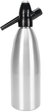 SIXRUN 1L Water Maker Soda Siphon, for Home Bar Outdoor Use Making Cocktails DIY Sparkling Drinks with Aluminum Plastic Design