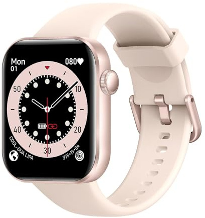 Smartwatch Uomo Donna, 1.85 Orologio Smartwatch con Effettua/Risposta Chiamate, 140 Sportive Smart Watch con Contapassi/Sonno/Cardiofrequenzimetro/SpO2, Impermeabil IP68 Smartband per Android iOS