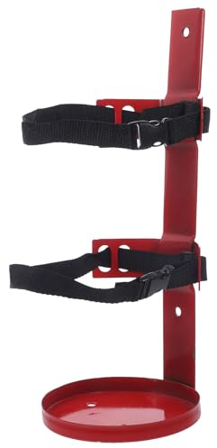 ULTECHNOVO Support de Montage en Fer pour Extincteur 2-4 Kg, Résistant la Rouille, Adapté aux Voitures, Camions et Camping-Cars