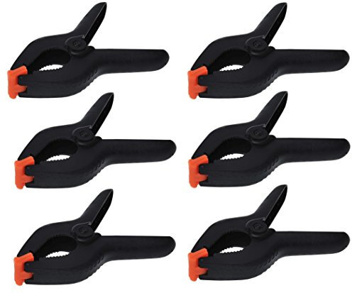 iapyx 6 Stück Klemmzwingen Leimzwingen 6 158mm Leimklemme Federzwinge (groß)