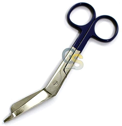G.S 1 Lister Bandage Nurse Scissors - Color Handle (Blue)