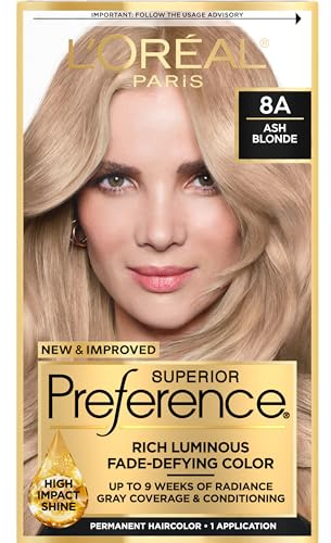 Superior Preference Rich Luminous Conditioning Colorant, Level 3 Permanent, Ash Blonde/Cooler 8A