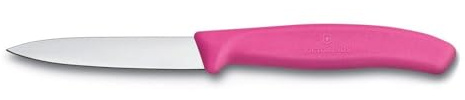 Victorinox 3.25 Inch Swiss Classic Paring Knife with Straight Edge, Spear Point, Pink