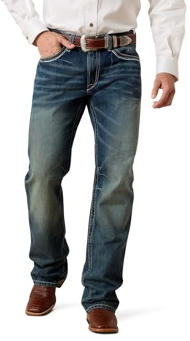 ARIAT Men's M4 Low Rise Coltrane Boot Cut Jean, Durango, 32W x 32L