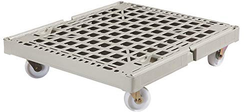 E.S.B. Transportroller XL - Tragfähigkeit 500 kg, HxBxT 195 x 810 x 720 mm- Transport in kieselgrau - Universalfahrgestelle Fahrgestelle Möbelroller Transportgeräte Transportroller Kistenroller Rollenplatten Roller Universalfahrgestelle