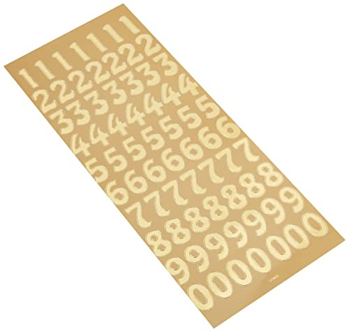 Anita's Scrapbooking-Stickers, Gold, Einheitsgröße