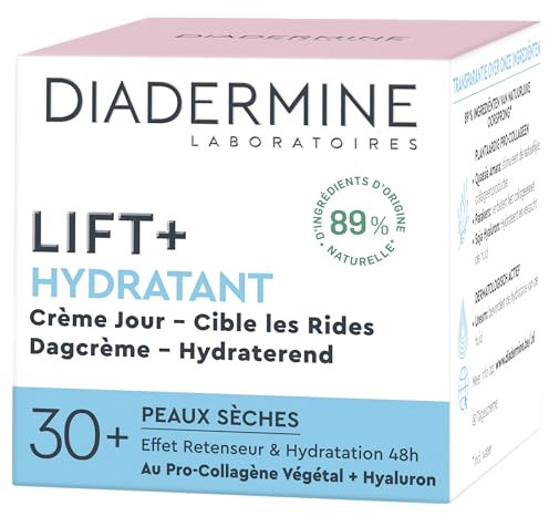Diadermine Lift+ Hydratant Crème de Jour Anti-Rides Ultra Fermeté, Le Pot de 50ml