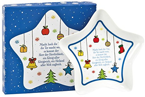 Praisent °* Stern-Weihnachtsteller in Geschenkbox