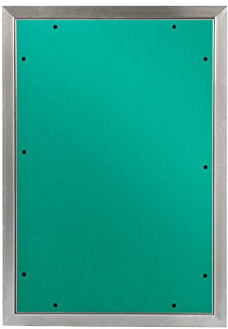 Revisionsklappe Trockenbau 400 x 600 mm – Revisionstür - Wartungsklappe mit 25 mm imprägnierter GK-Einlage und Druckverschluss – aus korrosionsbeständigem Aluminium – befliesbar – MW multi werkzeug