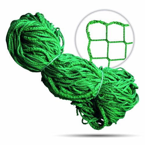 Huck Schutznetz - [20qm Fläche] Sicherheitsnetz aus Nylon - Gerüstnetz - Stabiles Rausfallschutz Netz - Absperrnetz - Fallschutznetz, Relingsnetz & Seitenschutznetz für Gerüste, 2,00 m x 10 m
