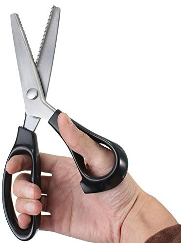 Zickzackschere, 7 mm, Zickzackschere zum Nähen, Basteln, Polster, Schneider-Zick-Zack-Werkzeug