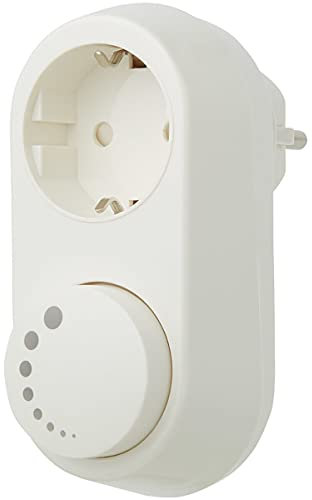 EcoDim - LED Steckdimmmer - Smart WiFi - ECO-DIM.06 - Phasenabschnittsdimmer RC - ZigBee - Aufputz - Einzelner Knopf - 0-100W - Weiß