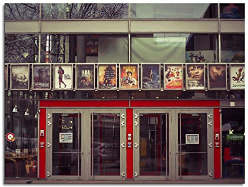 Carteles de entrada de películas de cine para puertas y fachadas, impresiones en lienzo, arte de pared para el hogar, 1 pieza, decoraciones sin marco de 16 x 12 pulgadas